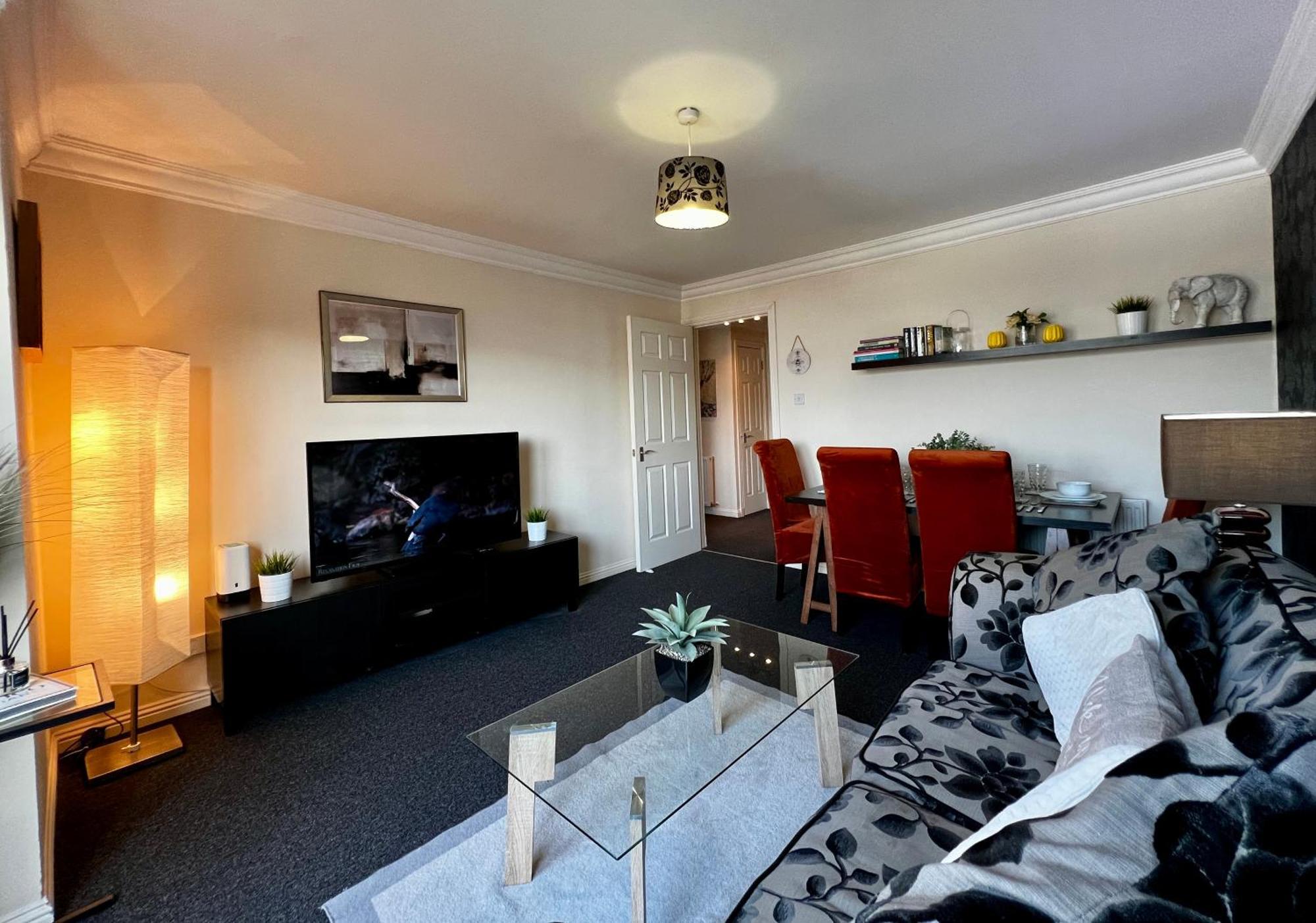 Stylish Modern Flat With Juliet Balcony & Parking Διαμέρισμα Γλασκώβη Εξωτερικό φωτογραφία