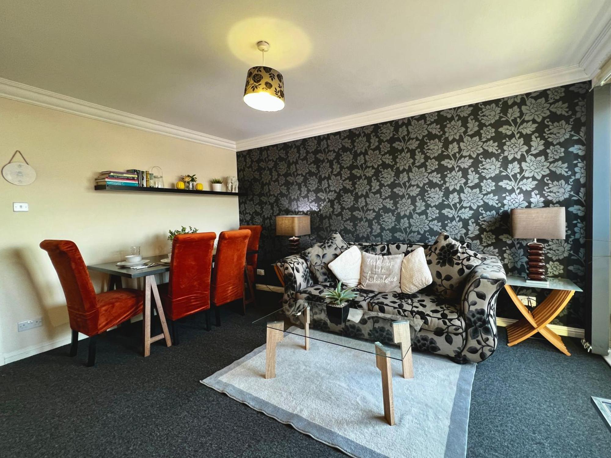 Stylish Modern Flat With Juliet Balcony & Parking Διαμέρισμα Γλασκώβη Εξωτερικό φωτογραφία