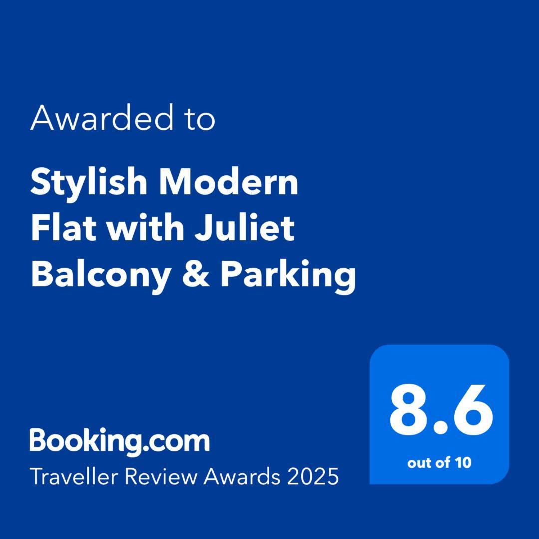 Stylish Modern Flat With Juliet Balcony & Parking Διαμέρισμα Γλασκώβη Εξωτερικό φωτογραφία